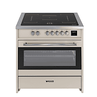 MediaMarkt WIGGO WIO-E921A(CX) Fornuis - Elektrisch - Gas / Netvoeding - Breedte 90 cm aanbieding