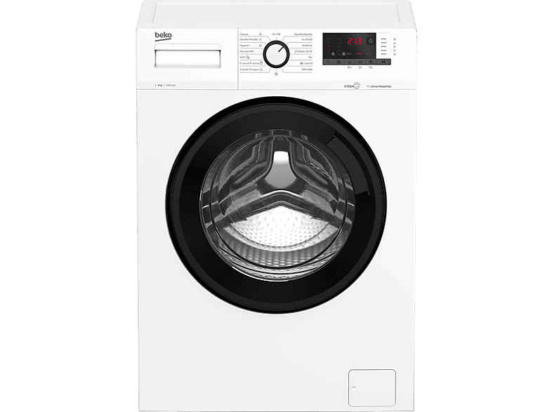 Lavadora carga frontal - BEKO BEKWRA8615XW