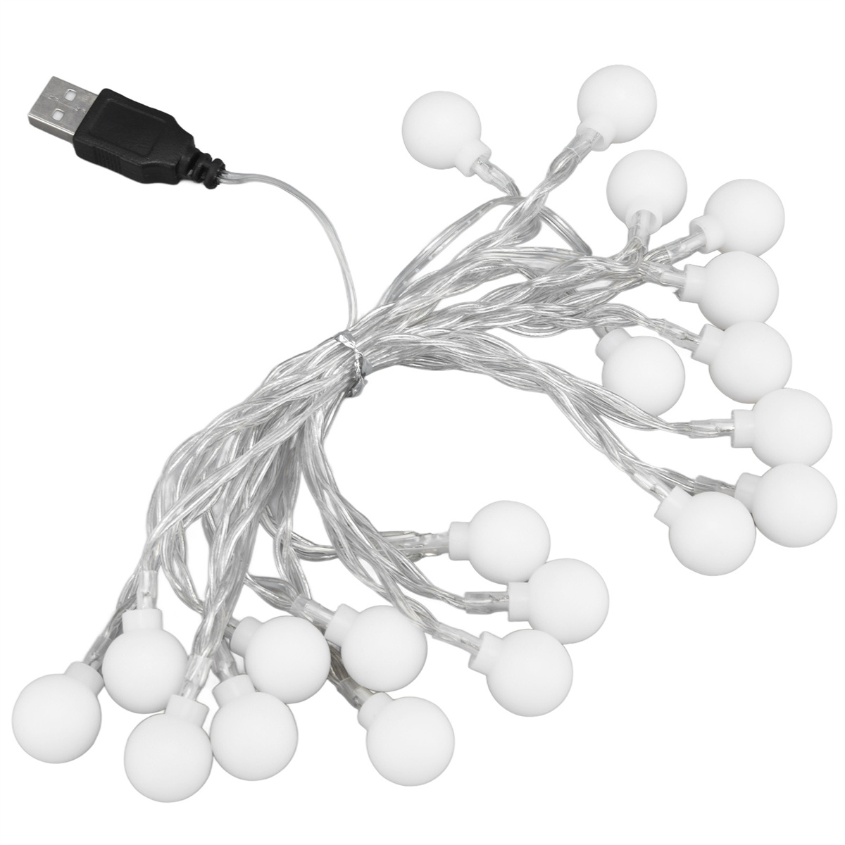 ELKUAIE LED-Perlenlichterkette Lampe
