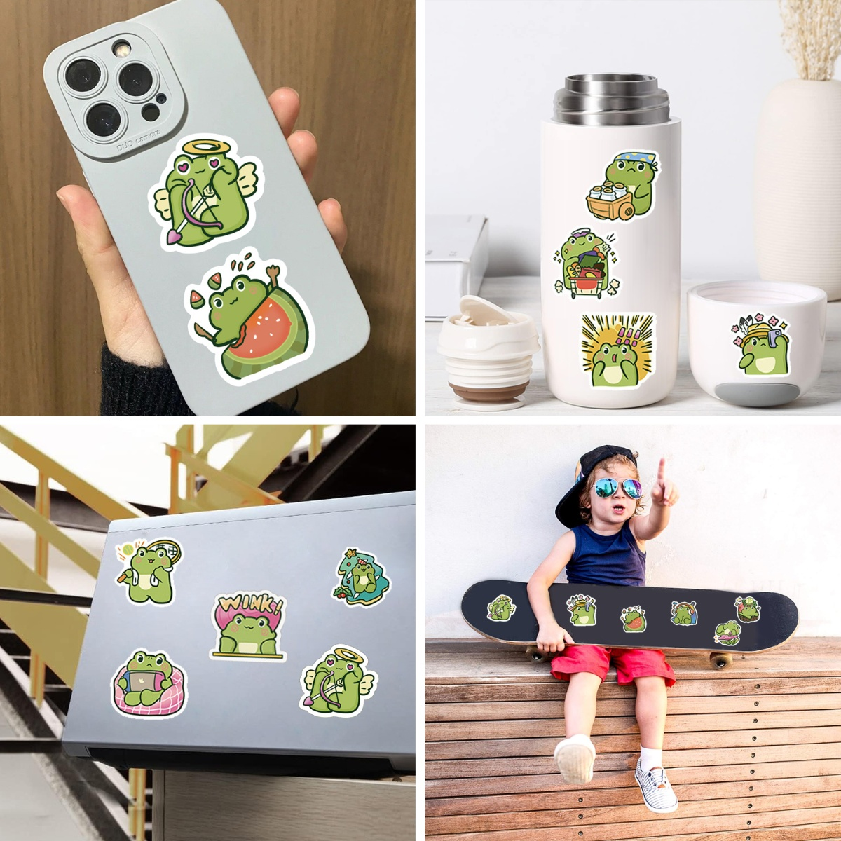 Eine Sammlung von Paw Patrol-Aufklebern mit Charakteren und Logos auf weißem Hintergrund.