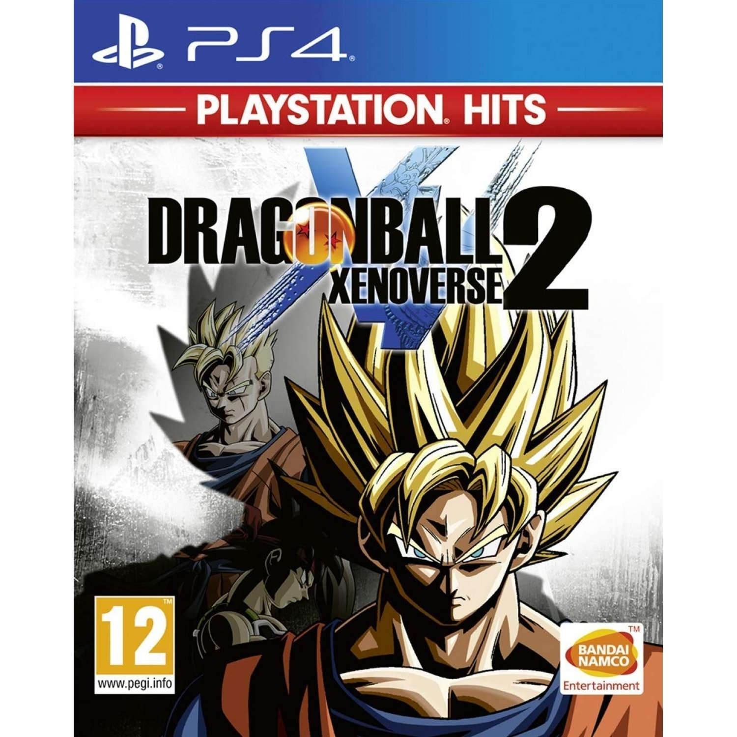 Okładka gry Dragon Ball Z Xenoverse 2 z Goku na pierwszym planie.