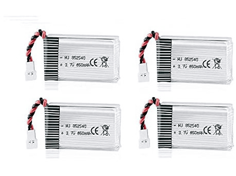 2 Batteries Lipo 3.7V 500mAh YUNIQUE GREEN-CLEAN-POWER Pour Drones RC - Compatible Syma X5, Cheerson CX-30W, Skytech M68