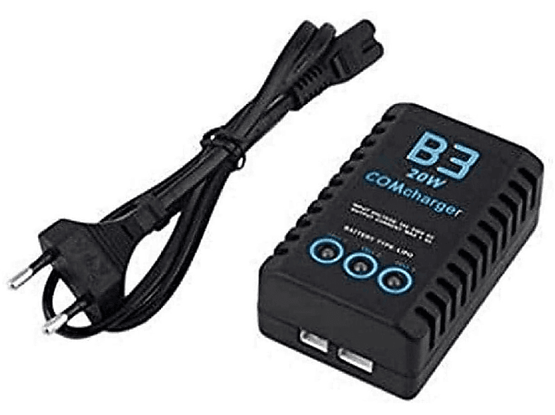 Imax B3 20w YUNIQUE Cargador Balance B3 20W Para Baterías LiPo 2S-3S – Compacto, Portátil Y Fácil De Usar Para RC Y IMAX