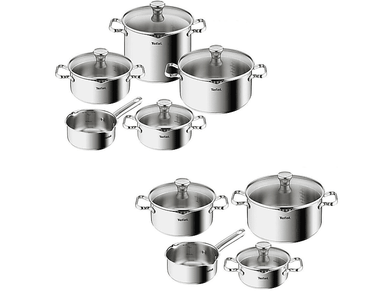 TEFAL Duetto Topfset (9-tlg.) kochtopf
