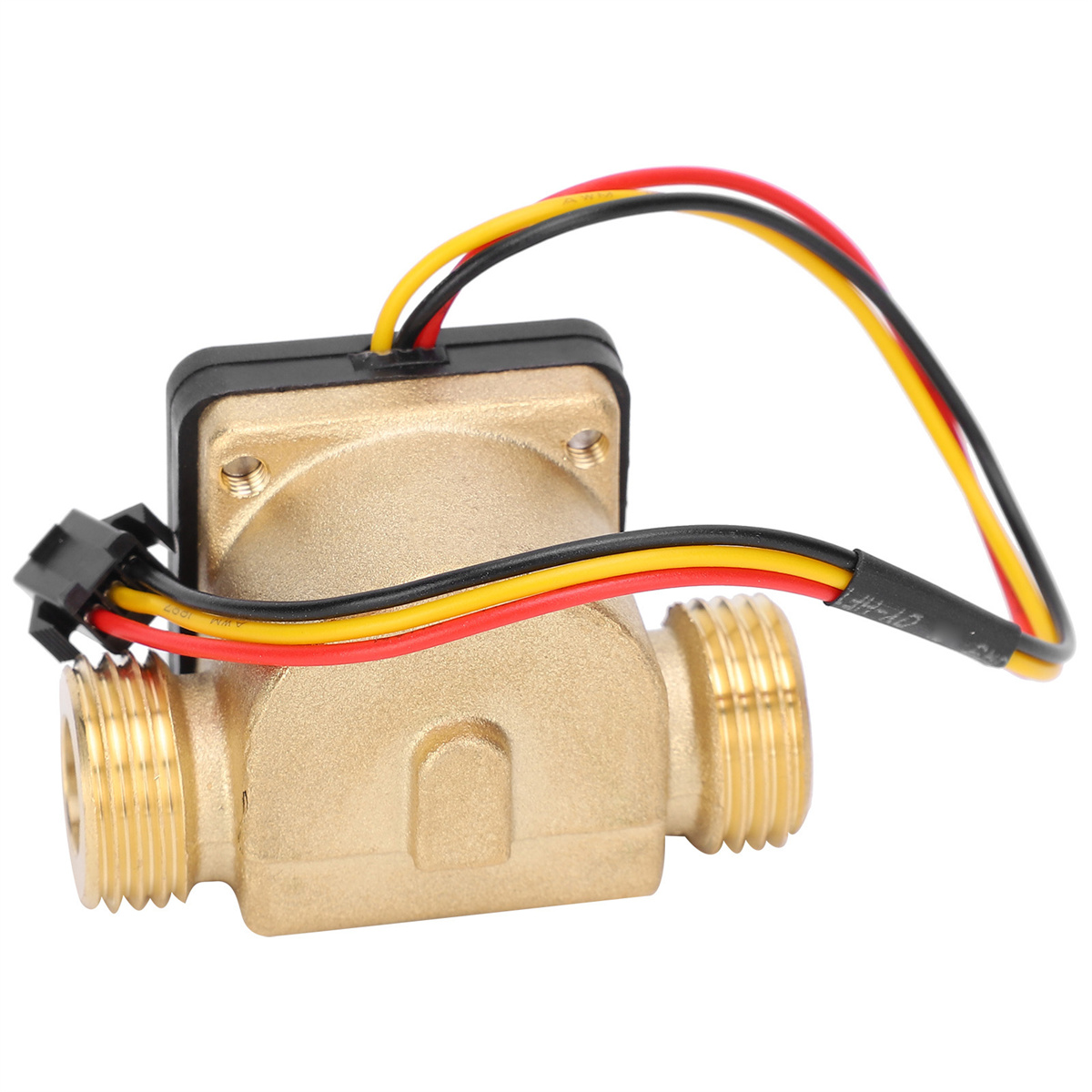 ELKUAIE Wandlampe mit Holz Akzent Sensor Gold