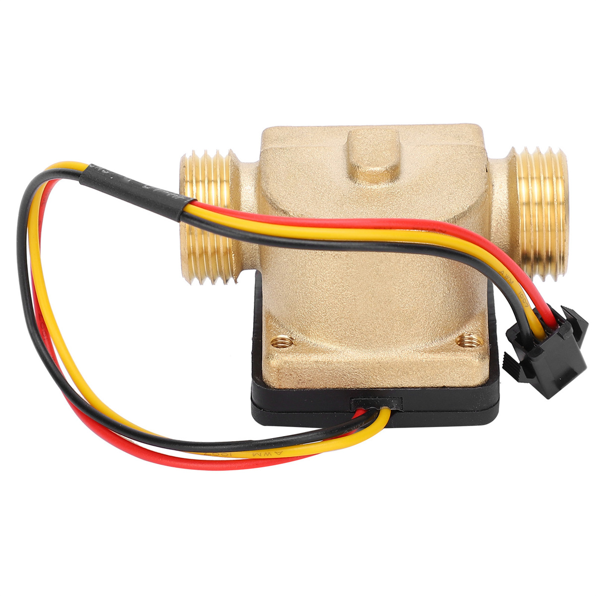 ELKUAIE Wandlampe mit Holz Akzent Sensor Gold