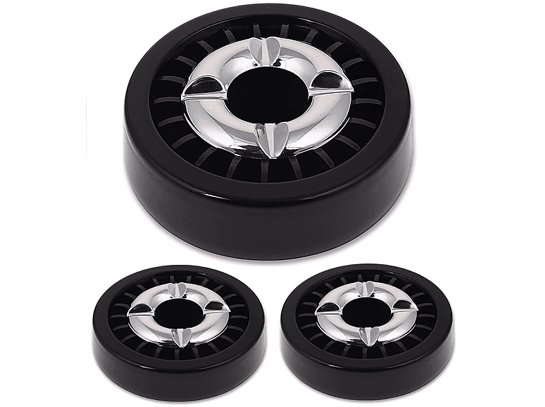 Gluttöter Dice Design 3er Set - Metall Glutlöscher Für Aschenbecher Rot Metallic