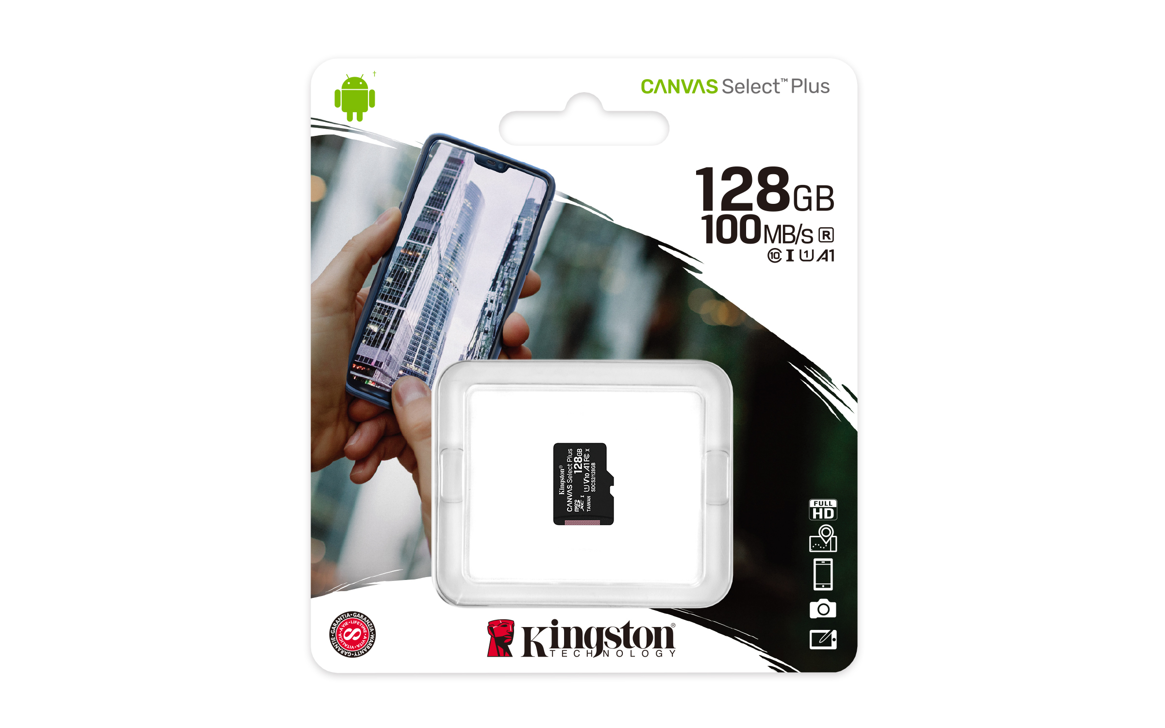 SCHEDA DI MEMORIA KINGSTON TECHNOLOGY Canvas Select Plus
