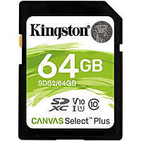 Kingston - SDXC 64GB Class10 UHS-I U1 V10