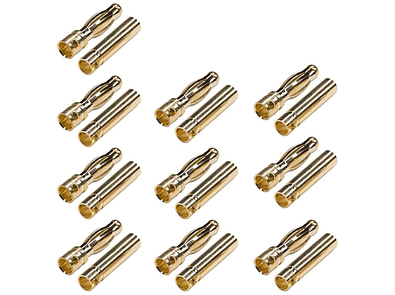 XT90 Stecker-Set Funkenfrei, 10AWG – Für E-Scooter, RC-Modelle & LiPo-Akkus, Vergoldet