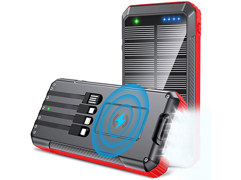 KINSI SD28 Powerbank 20000mAh Rot