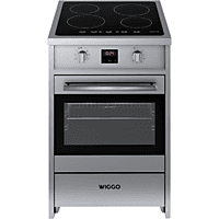 MediaMarkt WIGGO WIO-E621A(XX) Fornuis - Elektrisch - Gas / Netvoeding - Breedte 60 cm aanbieding