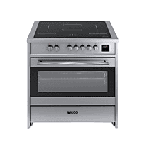 MediaMarkt WIGGO WIO-E921A(XX) Fornuis - Inductie - Gas / Netvoeding - Breedte 90 cm aanbieding