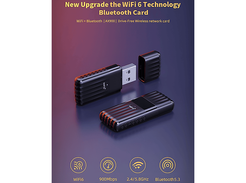SUNGOOYUE Wireless QCNCM865 5G 6GHz Triple Band M.2 Adapter - Fast