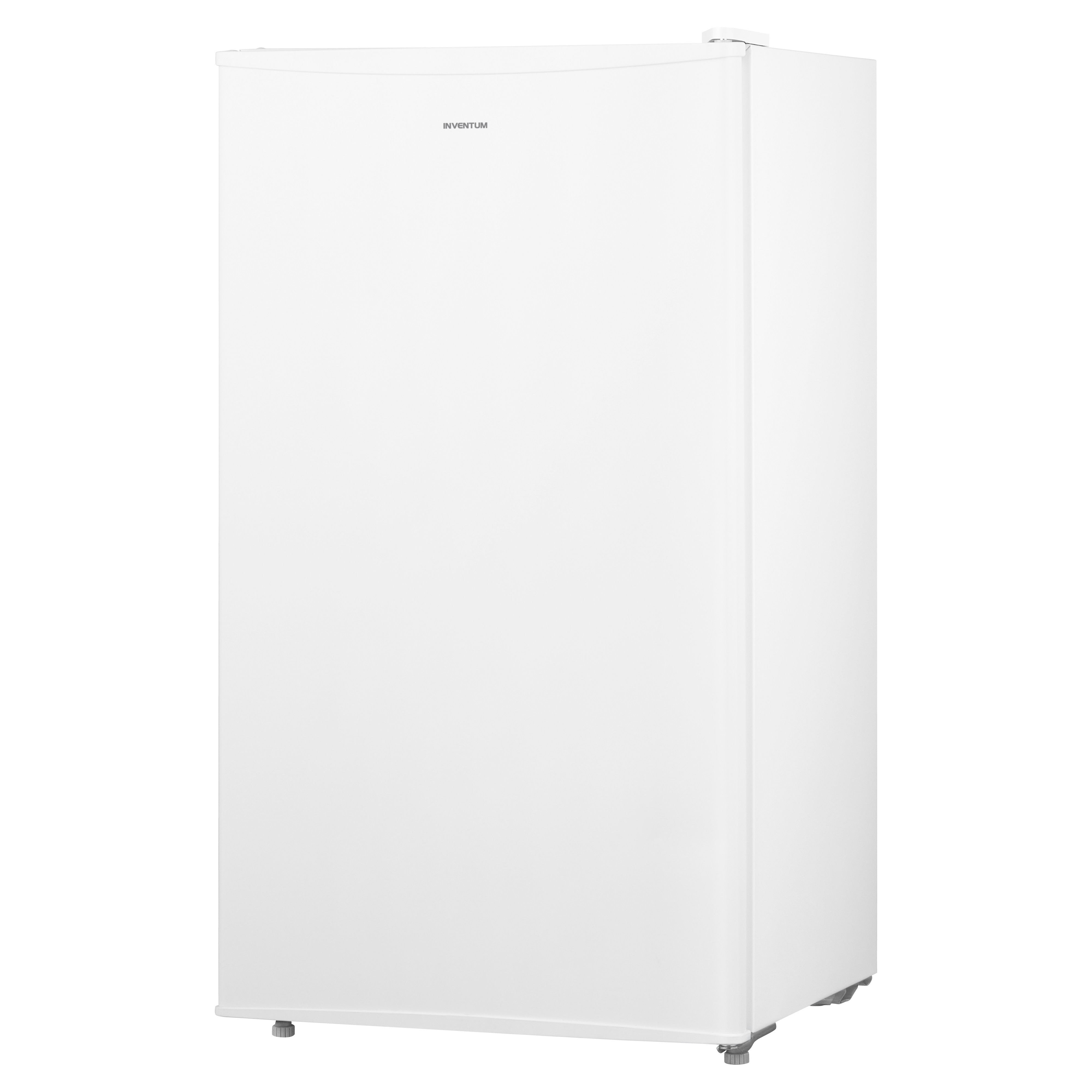 A tall, white refrigerator with the brand name 'Inventum' on the upper part of the door.