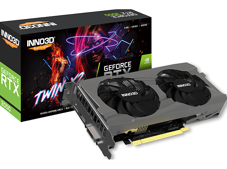 Tarjeta gráfica - INNO3D GeForce RTX 3050 Twin X2