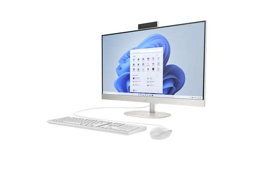 HP 27-cr0402ng, PC-Desktop mit 27,0 Zoll Display,  Prozessor, 16 GB RAM, 0 GB SSD, Weiß