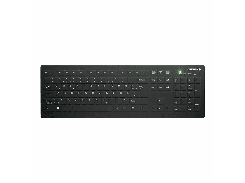 CHERRY kabellos AKC8112 schwarz, Tastatur MediaMarkt