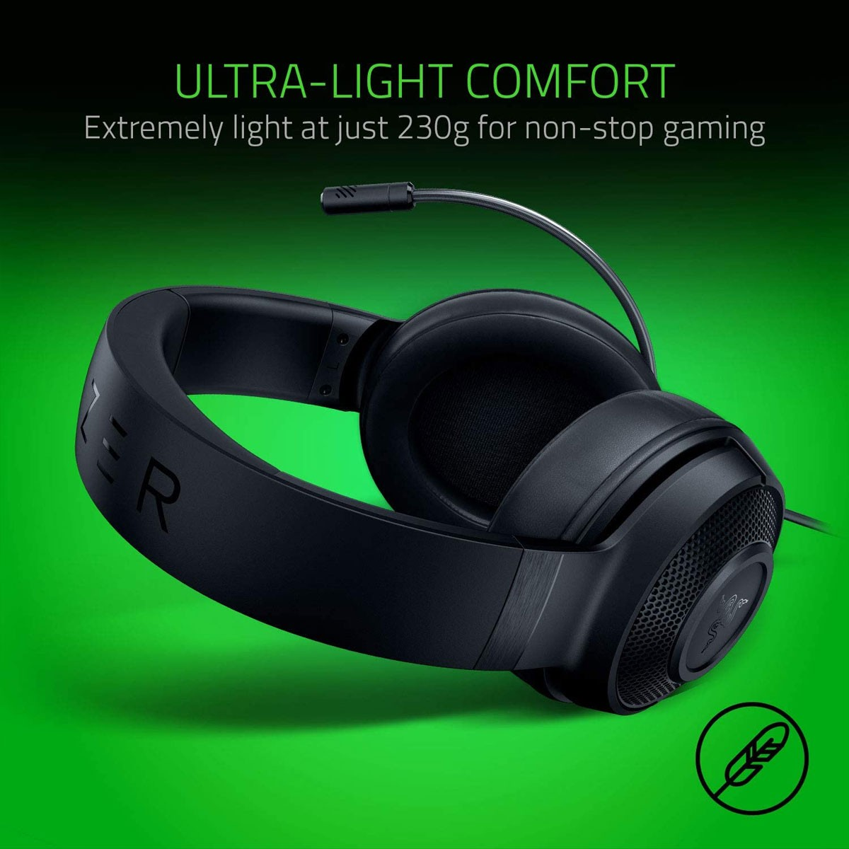 Słuchawki gamingowe RAZER Kraken X Lite Czarny