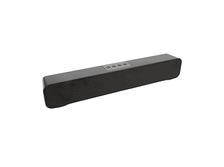 Bluetooth Soundbar, Mini Soundbar For TV Devices, 19 Inch PC Speaker With Bluetooth 5.0 And 4 Equalizer Modes, Remote Control/Optical/AUX/USB Ports For TV, Laptop, Mobile Phone, Black