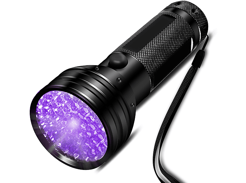 EverBre 2 in 1 Torcia UV a luce nera con 38 LED, lampada a luce