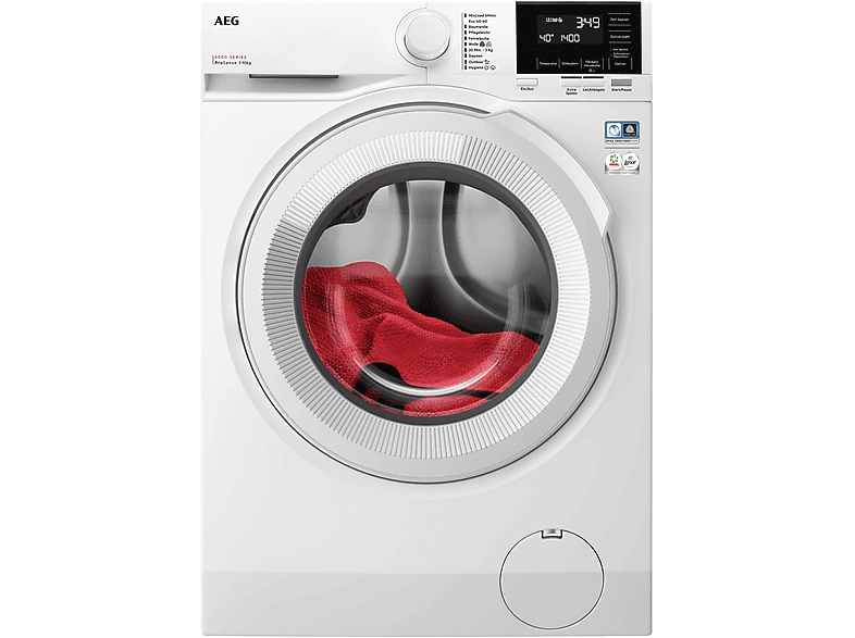 AEG LR 6 F 60400 Serie 6000 ProSense® mit Mengenautomatik Waschmaschine (10 kg, 1351 U/Min., A)