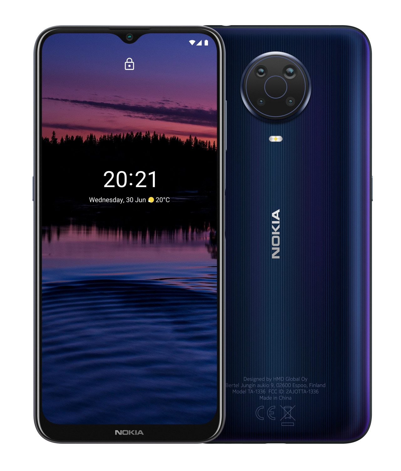 NOKIA Nokia G20, Azul, Móvil Android, 64 GB, 4 GB RAM, 6,5 ", MediaTek Helio G35 (12 nm), 5050 mAh
