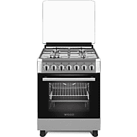 Wiggo WO-E605R - Gasfornuis - 60cm - RVS