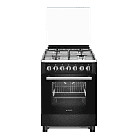 Wiggo WO-E605R(BX) Serie 5 - Gasfornuis - Zwart Inox