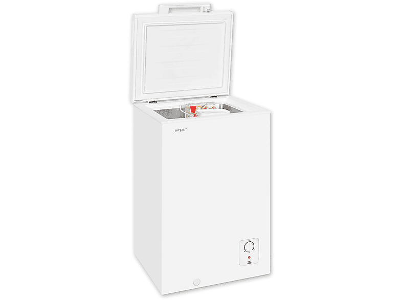 EXQUISIT GT5100-010E weiss Gefriertruhe (E, 854 mm hoch)