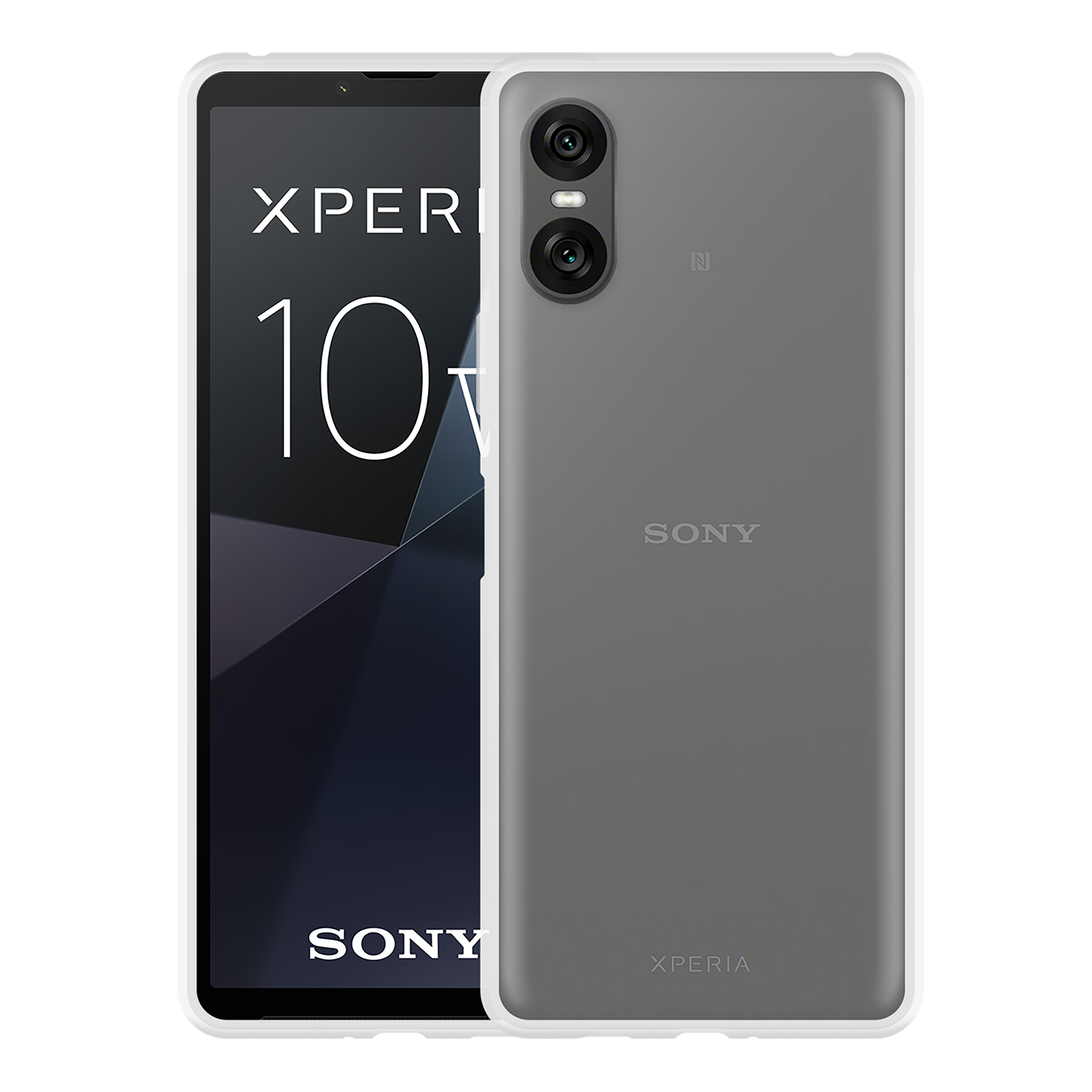 CAZY Verstellbare Handykette, Umhängetasche, Sony, Xperia 10 VI, Transparant