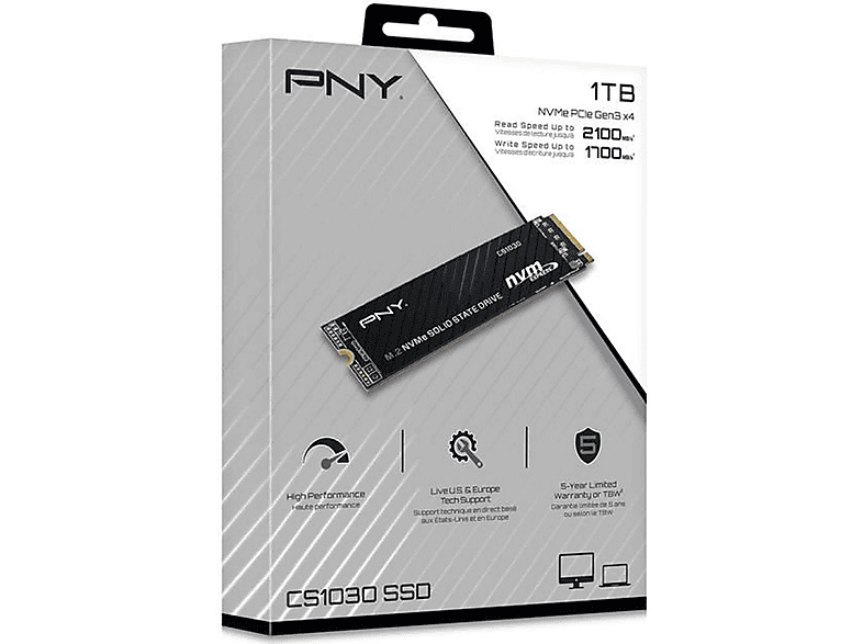 PNY M280CS1030-1TB-RB, 1 TB, SSD, intern