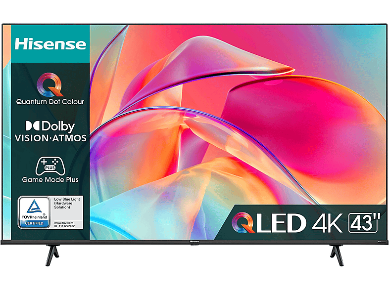 TV QLED 42.99" - HISENSE 43E77KQ