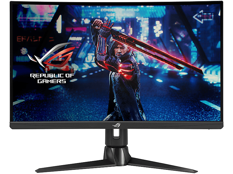 Monitor gaming - ASUS Asus ROG Swift 27" IPS WideQuadHD 170Hz FreeSync Premium Curva Negro