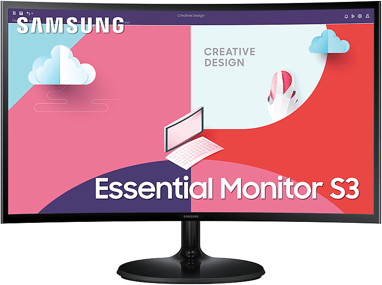 Monitor - SAMSUNG LS24C360EAUXEN