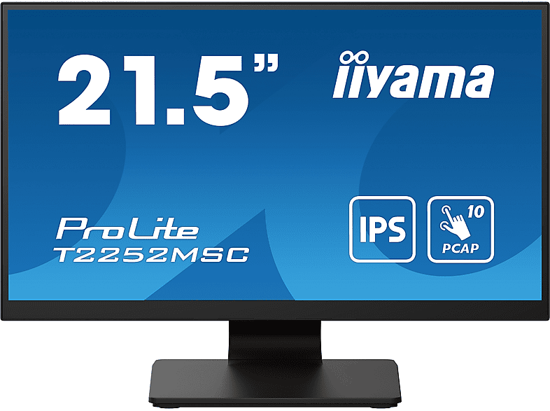 IIYAMA ProLite T2252MSC-B2AG - 21,5 inch - 1920 x 1080 (Full HD) - IPS (In-Plane Switching)
