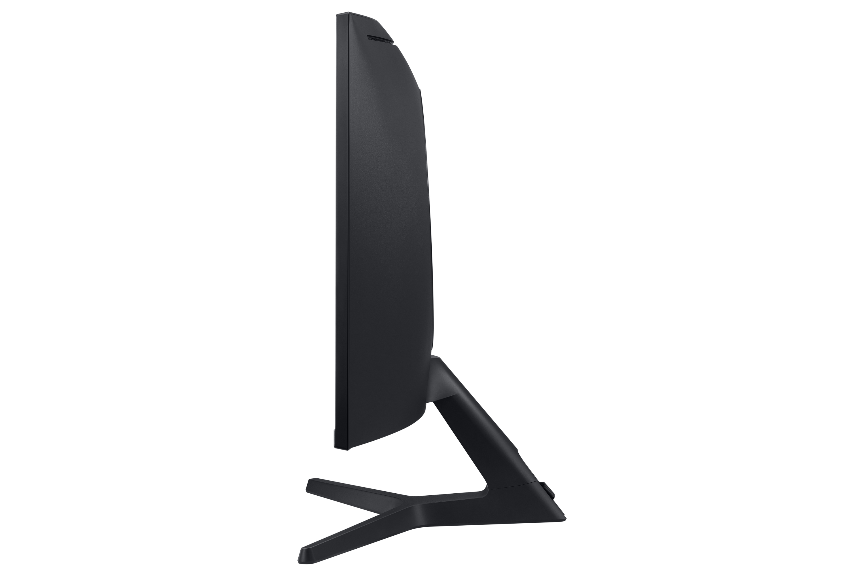 Monitor nero con primo piano di un occhio.