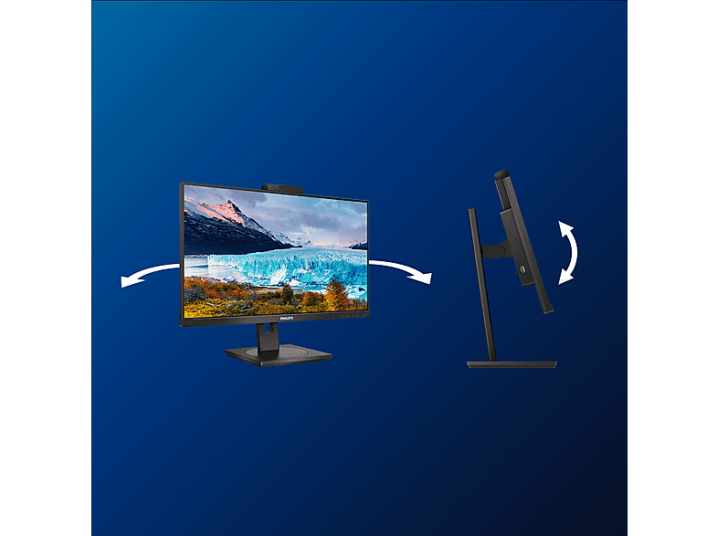 Philips 272S9JAL Monitor 27 Pollici Full HD, 75Hz, Adaptive Sync, Altoparlati, VGA/HDMI/DP/USB Hub, Nero - 4