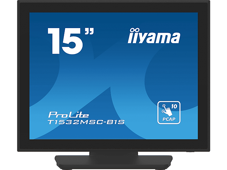 IIYAMA T1532MSC-B1S 15 Zoll XGA Monitor (8 ms Reaktionszeit , 60Hz , 60 Hz nativ)