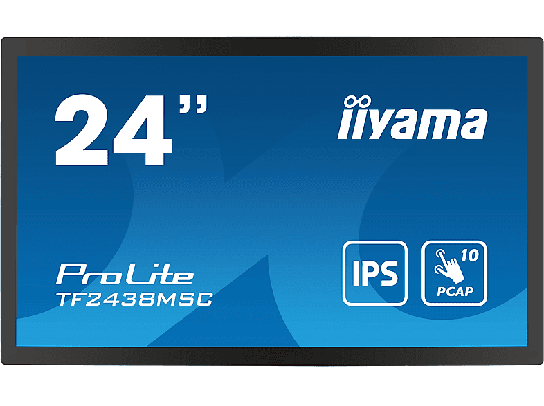 IIYAMA TF2438MSC-B1 24 Zoll Full-HD Monitor (5 ms Reaktionszeit , 60 Hz , 60 Hz nativ)