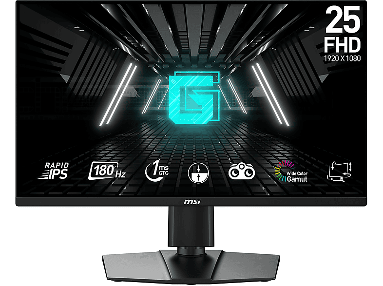 MSI G255PF E2 24,5 Zoll Full-HD Gaming-monitor (1 ms Reaktionszeit , 180 Hz , 180 Hz nativ)