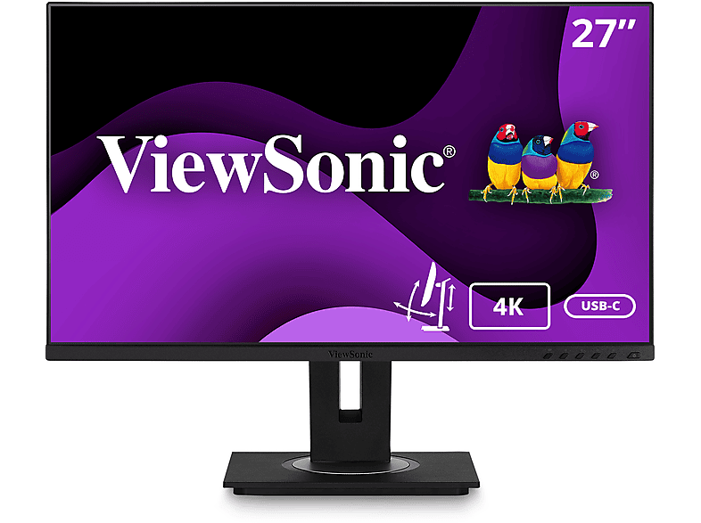 VIEWSONIC VG2756-4K 27 Zoll UHD 4K Monitor (5 ms Reaktionszeit , 60Hz , 75 Hz nativ)