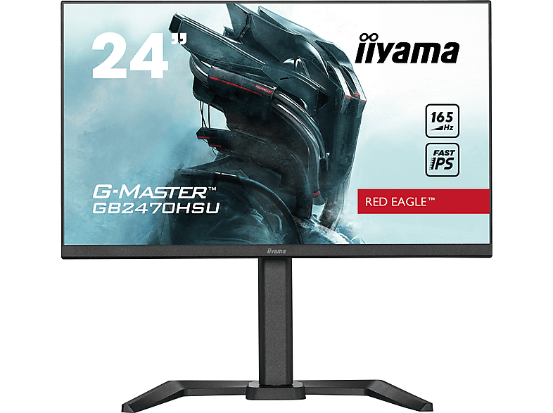 IIYAMA GB2470HSU-B5 24 Zoll Full-HD Gaming Monitor (0,8 ms Reaktionszeit , 165Hz , 165 Hz nativ)