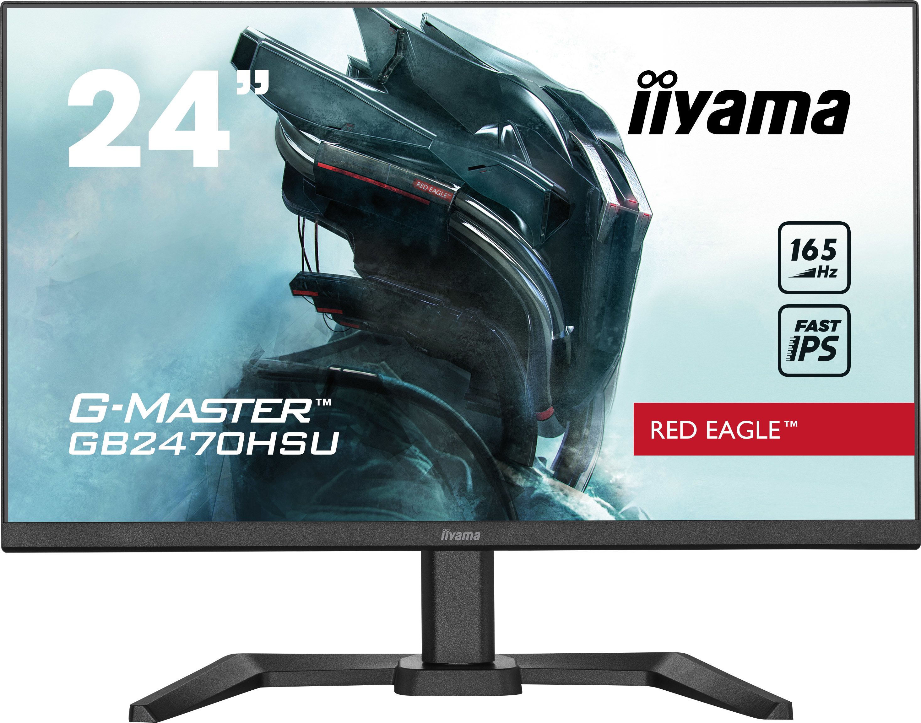 Monitor iiyama con visualización de una escena de juego.