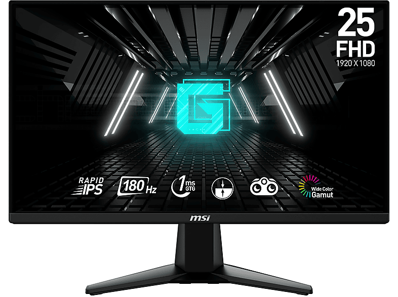 MSI G255F 24,5 Zoll Full-HD Gaming-monitor (1 ms Reaktionszeit , 180 Hz , 180 Hz nativ)