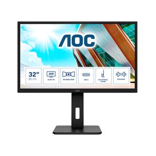 AOC Q32P2CA 31,5 Zoll WQHD Monitor (4 ms Reaktionszeit , 75Hz , 75 Hz nativ)
