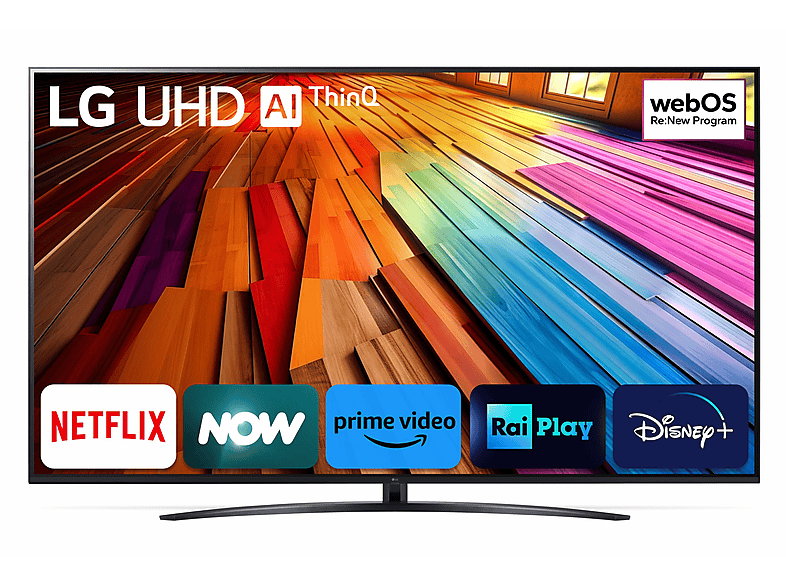 LG UHD  UT81 UT81 Smart TV (Flat, 86 Zoll / 218,44 cm, UHD 4K, SMART TV)