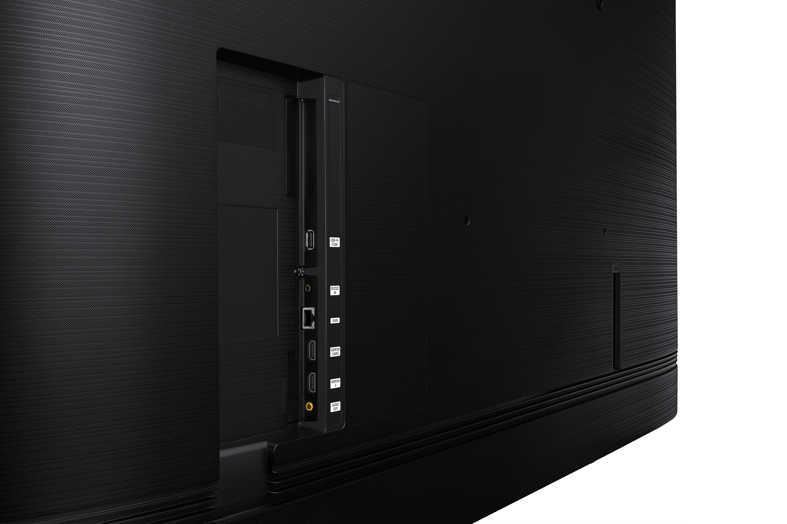 Back of a Samsung TV with multiple ports.