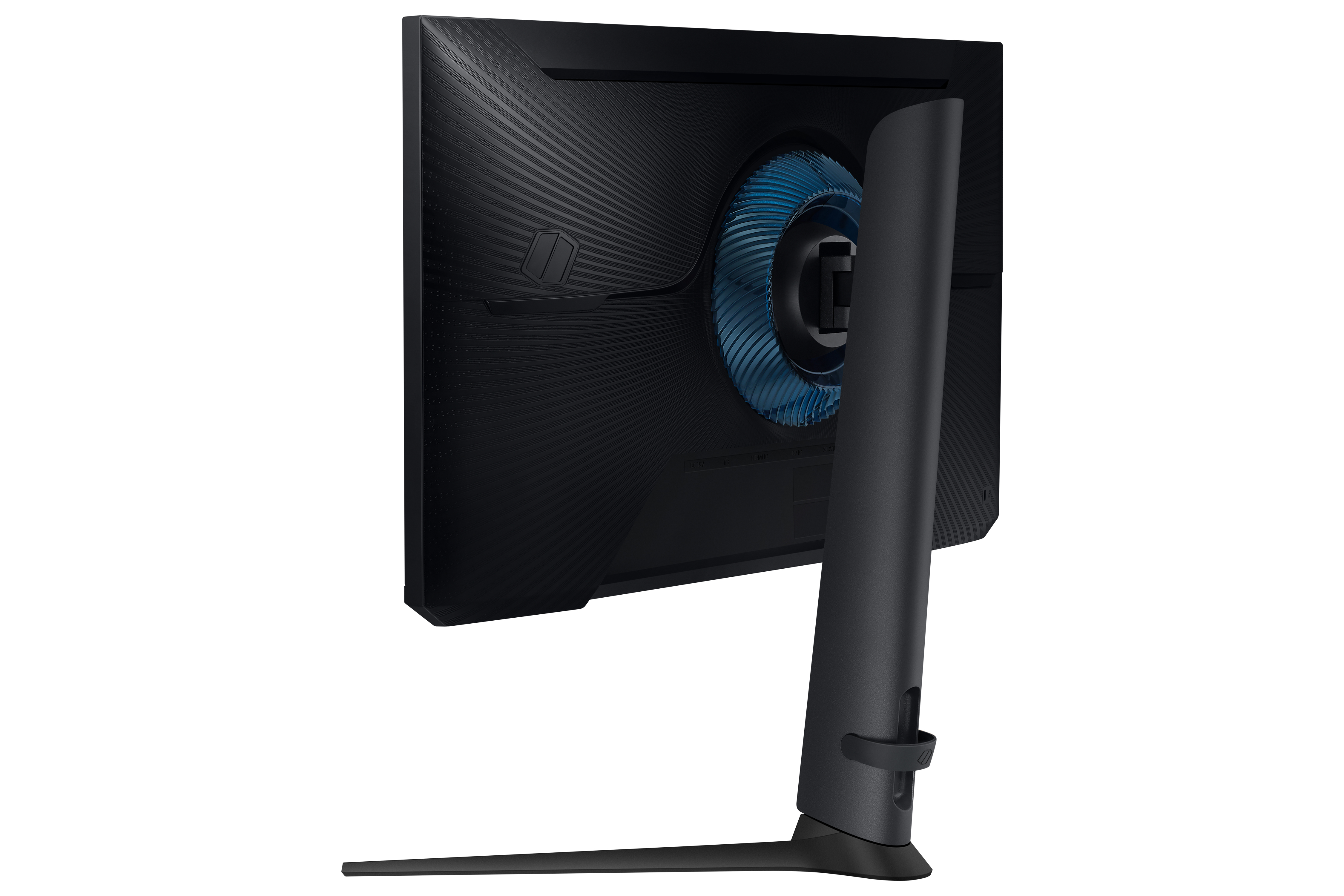 Un monitor bianco con supporto bianco e il logo Iiyama.