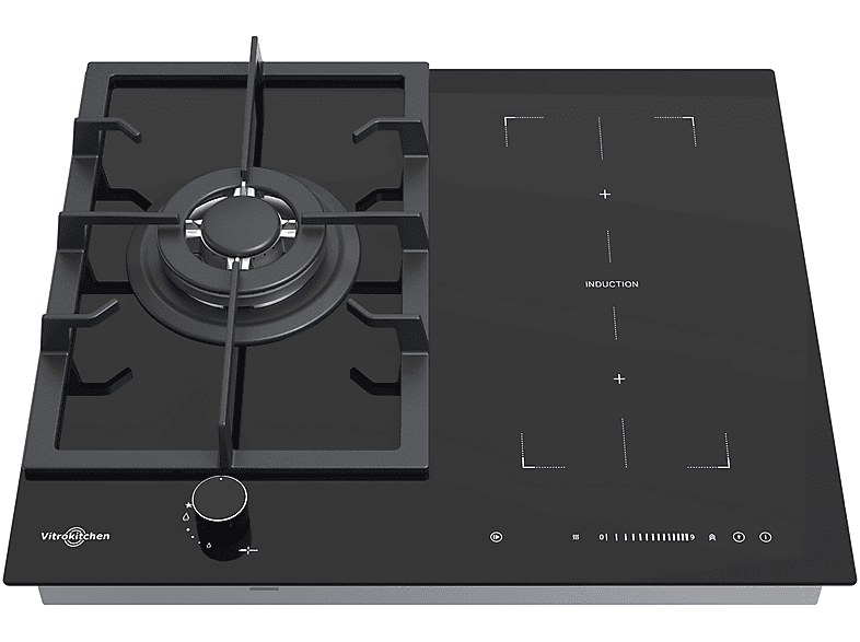 Placa de gas - VITROKITCHEN VG611NN con placa de inducción